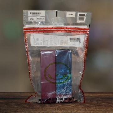duty-free purchases in official sealed bag